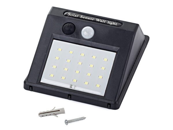 Vonkajšia solárna lampa s 20 LED diódami - Image 2