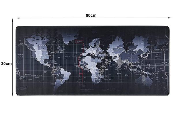 Veľká podložka pod klávesnicu a myš s mapou sveta 88x30 cm - Image 6