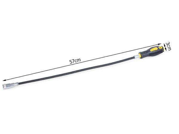 Flexibilný magnetický zachytávač s LED svetlom 57 cm - rozmery