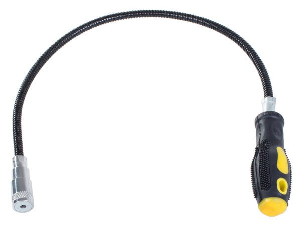 Flexibilný magnetický zachytávač s LED svetlom 57 cm - ohnutý