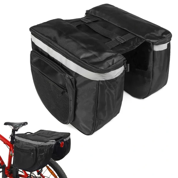 Dvoj-taška na bicykel na nosič - 28l