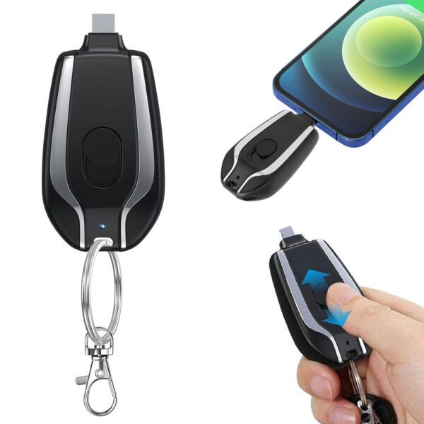 Powerbanka na kľúčenku 1500 mAh - USB-C
