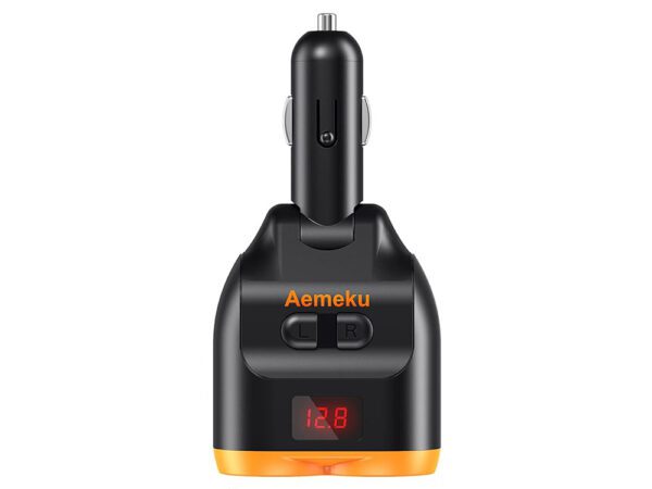Rozdeľovač do auto zásuvky 2x + 2xUSB+1xUSB-C 80W  12-24V - Image 4